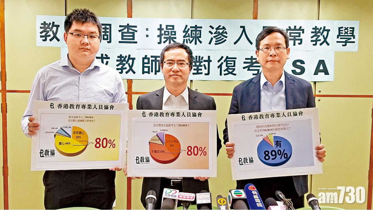 教協：八成小學教師反對復考  教育界促擱置BCA