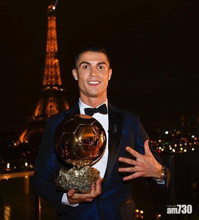 C朗拿度五奪金球獎  追平美斯紀錄