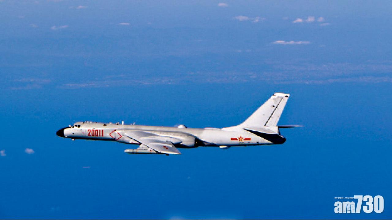 解放軍機訓練 日韓台急升空