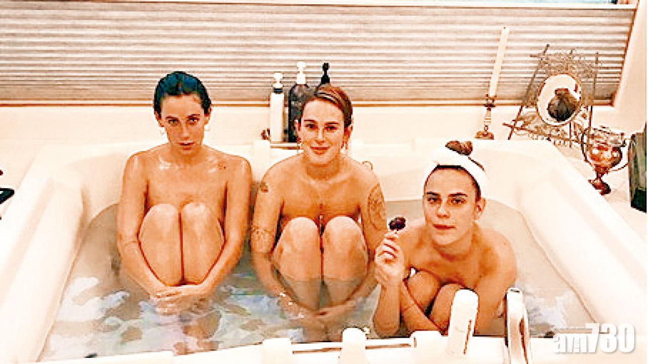 布斯韋利士 3千金全裸浸浴相曝光