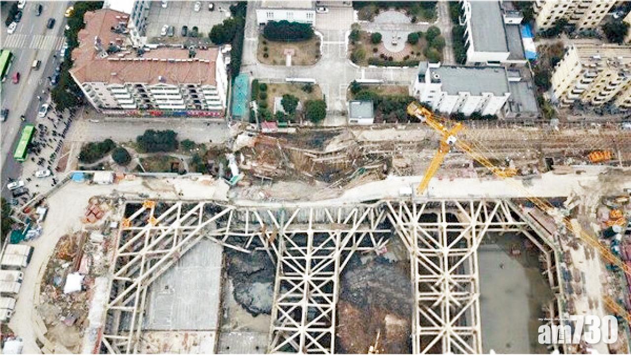 傳曾是水塘  南京地盤地陷