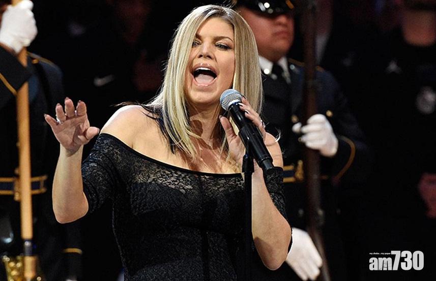 【有片】Fergie唱美國國歌笑死NBA球星