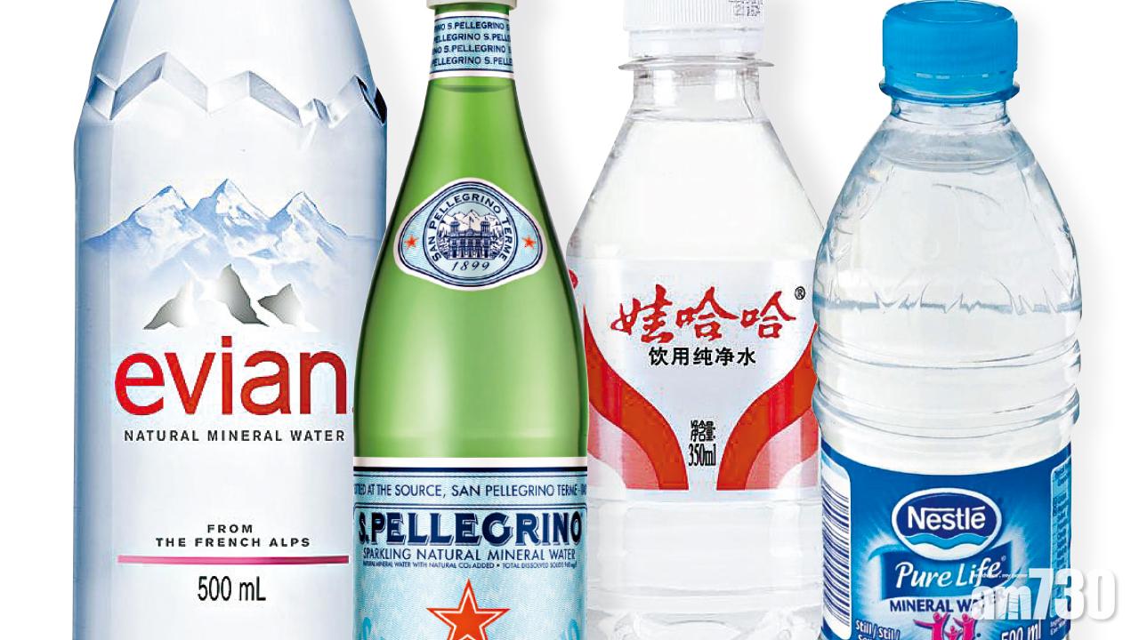 最少兩品牌本港有售  9國93%樽裝水含微膠粒