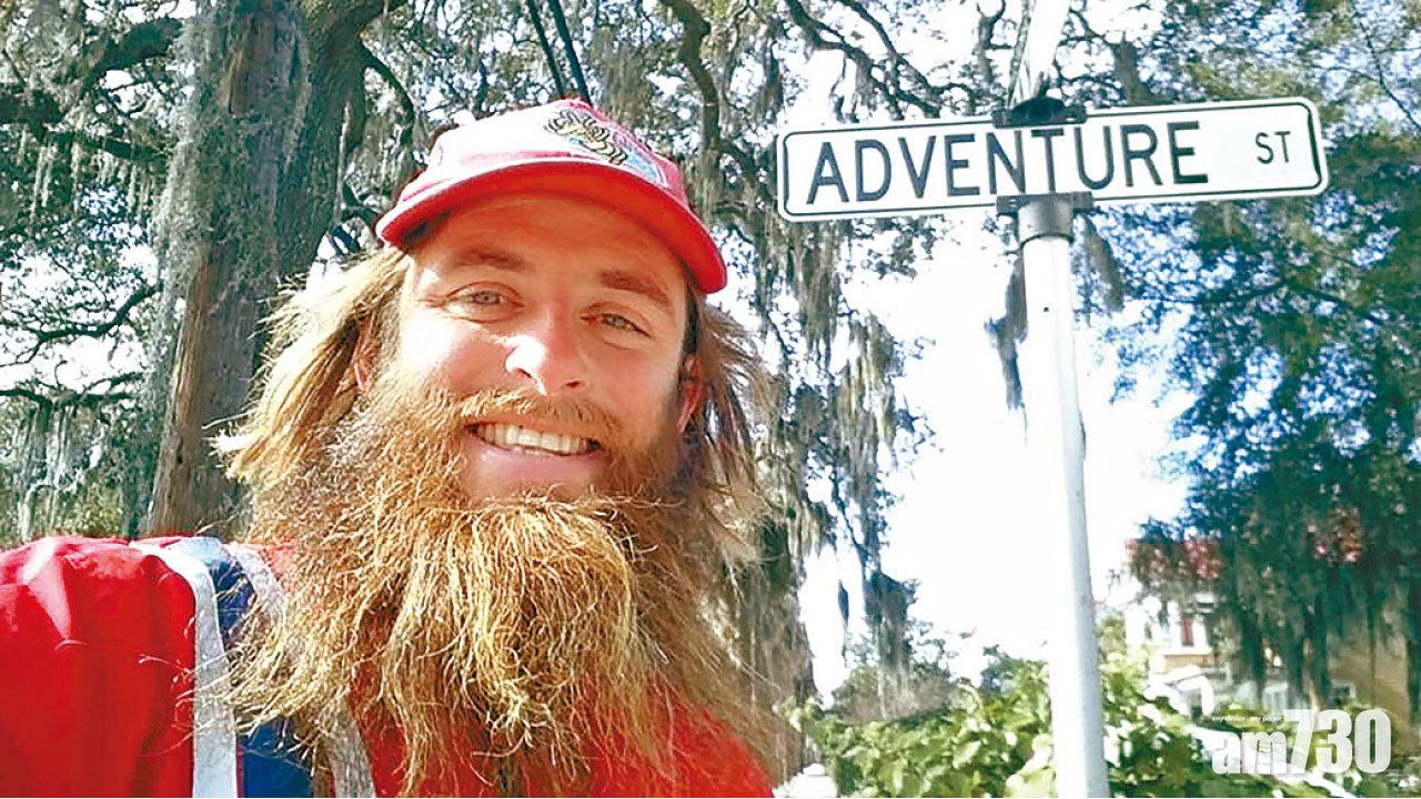 英漢420天走2.46萬公里 破「阿甘」長跑紀錄