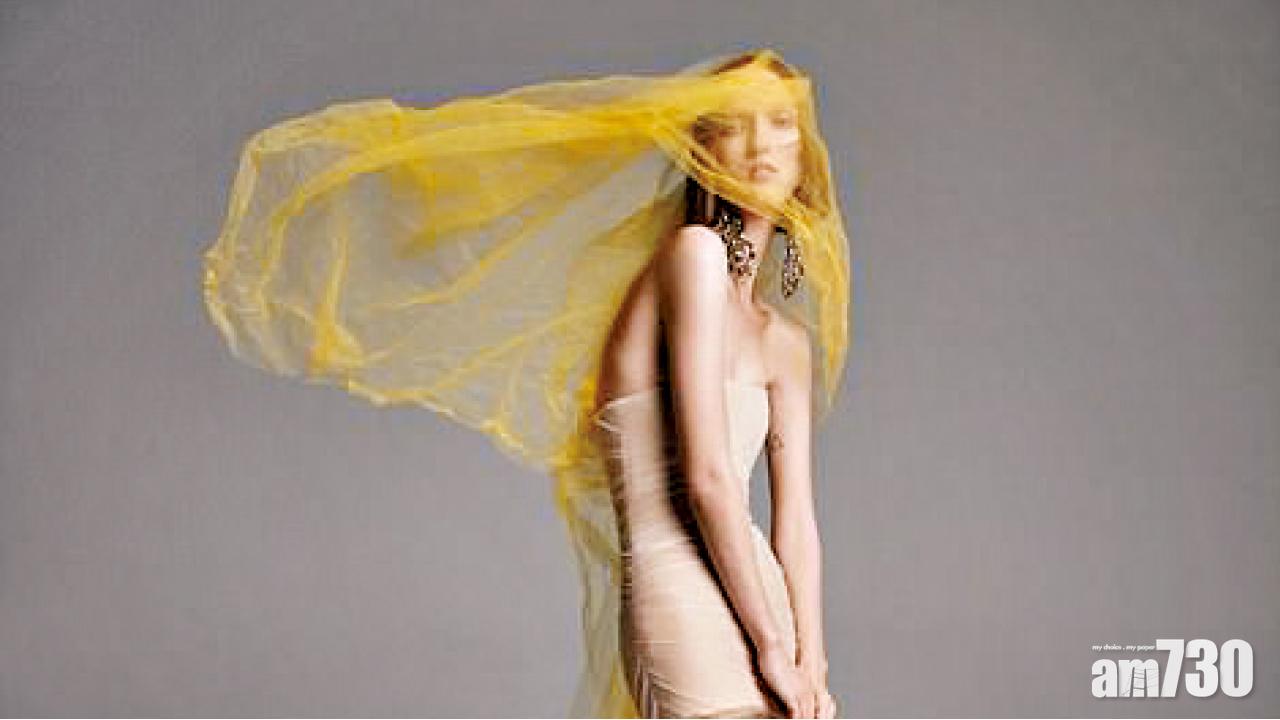 飛喱士 走珠片  裸色婚紗破傳統