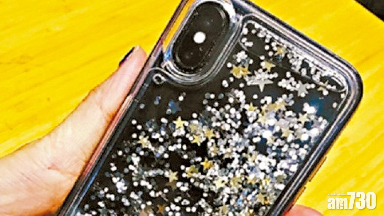 含易燃礦物油  液體流沙手機殼唔上得機