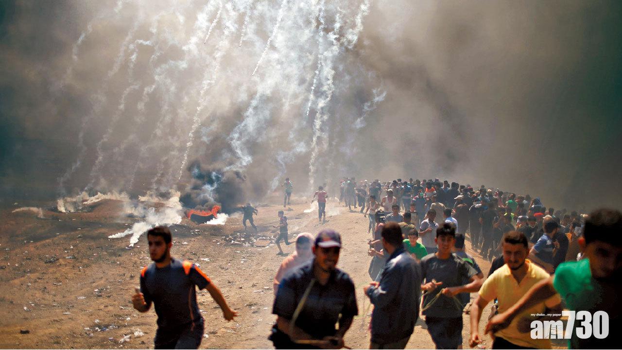 美使館遷耶城爆衝突  巴人43死逾1700傷