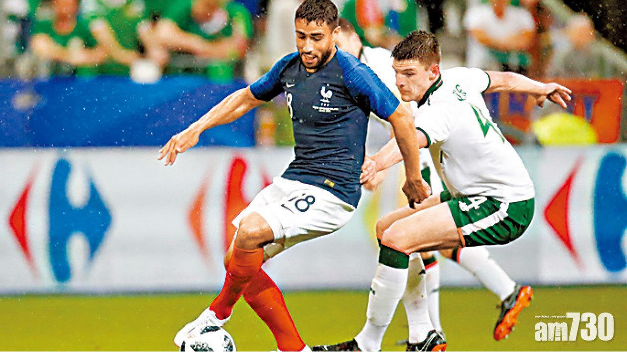 法國友賽兩球挫愛爾蘭