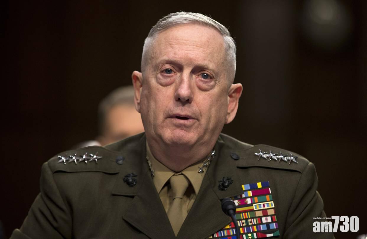 美防長明起訪華3日 料談北韓等問題