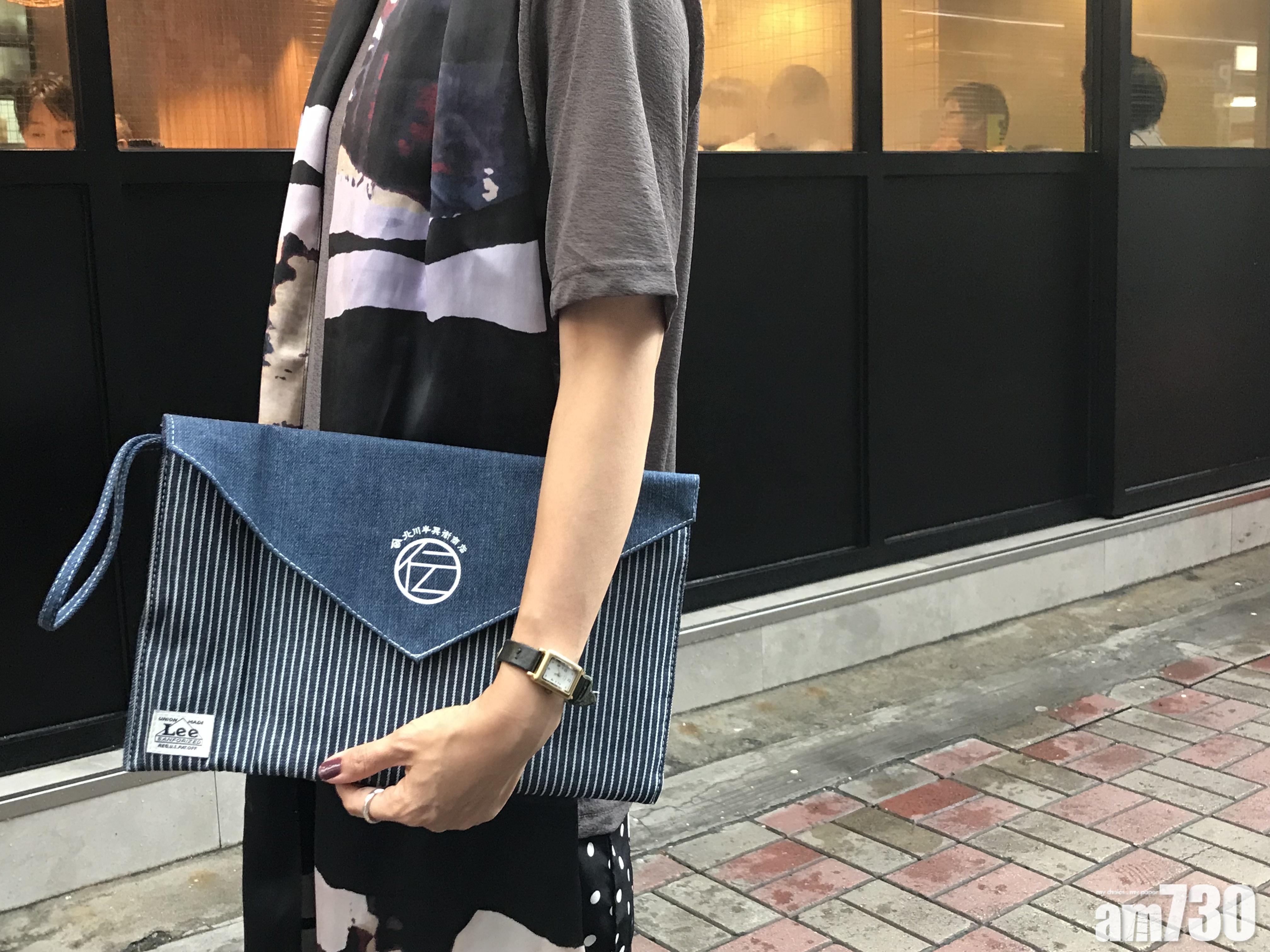  經典遇經典 Lee x 北川半兵衛商店別注版牛仔布袋