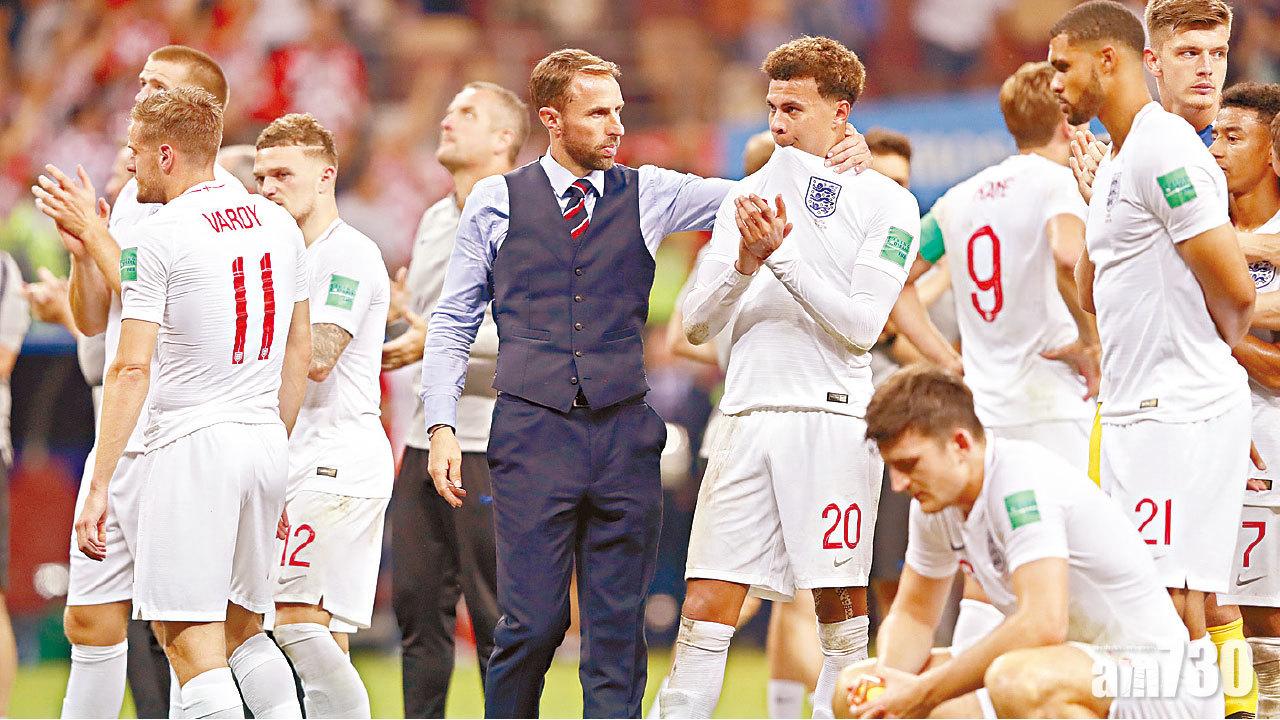 4強止步超額完成 英格蘭放眼將來