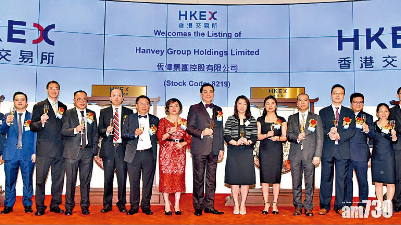 6新股首掛有斬獲 恒偉最勁漲近一倍