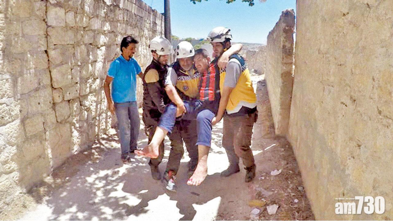 敘白頭盔800成員 被以色列救出