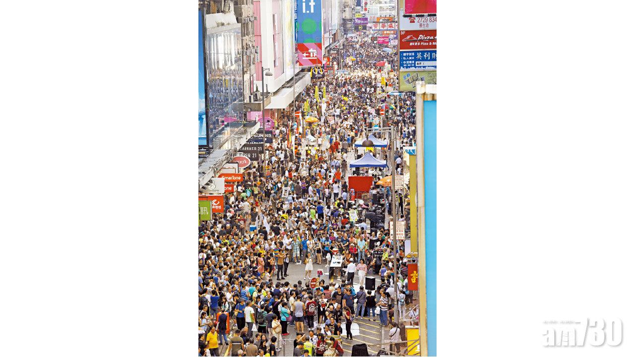 最後一天落力演出  告別旺角行人專區