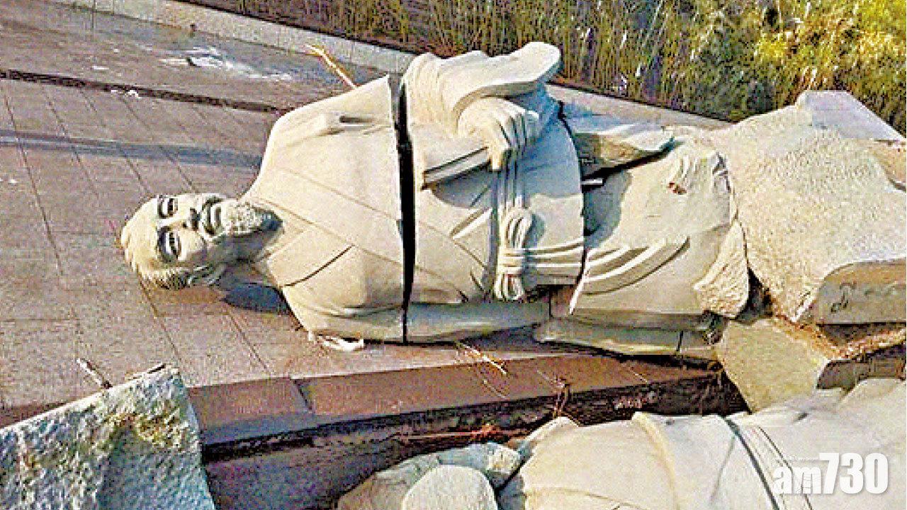 圖片新聞: 倒下