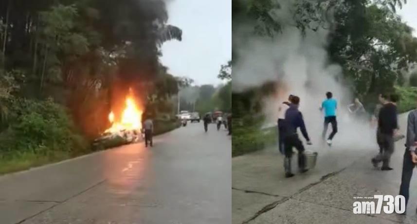 【火燒車】女司機逃生忘解門鎖 丈夫子女受困燒死