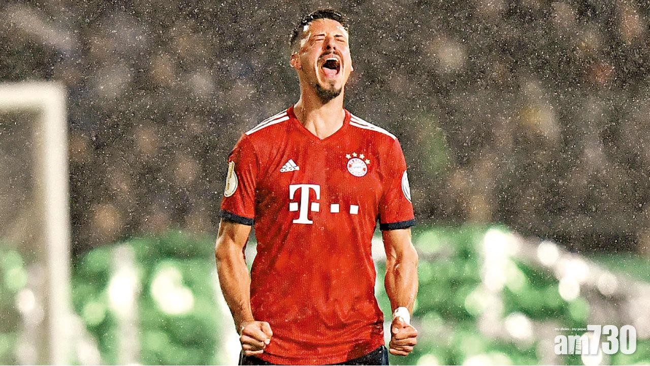 拜仁德國盃險勝業餘隊 