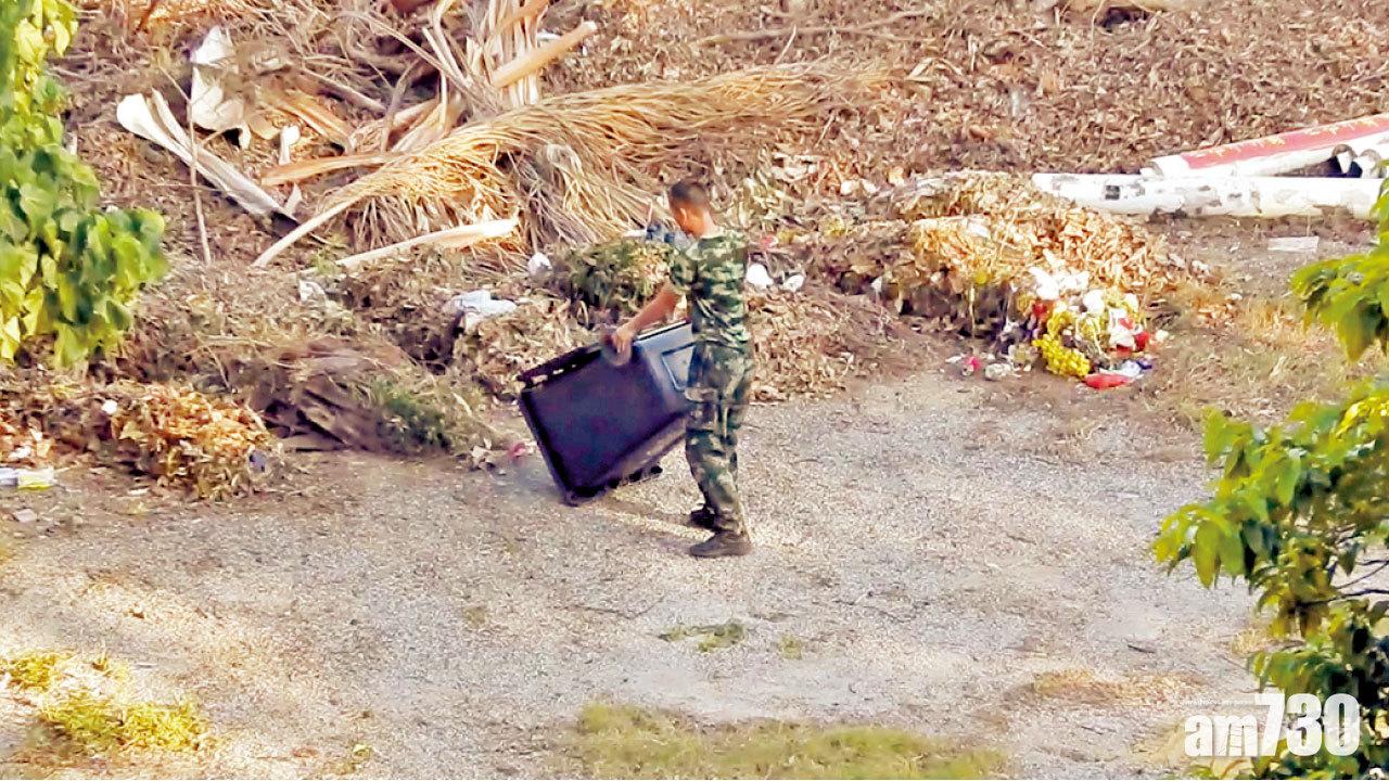 傳真社揭疑霸地開墾 內地部隊越境倒垃圾