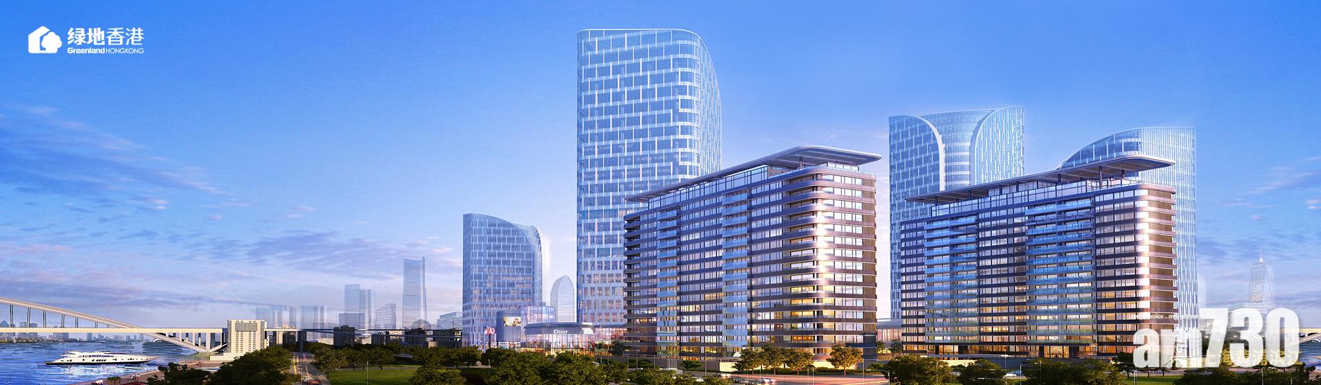 綠地香港上月銷售增15%