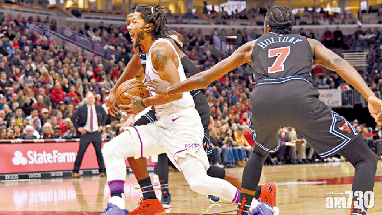 羅斯重返風城入24分 木狼作客大炒公牛