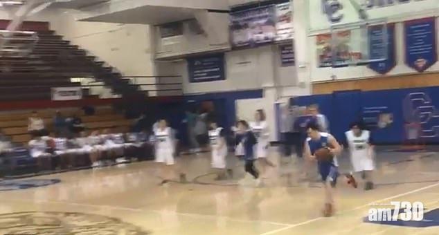 【犀利】父親5歲起教打籃球  唐氏兒半場射入「絕殺」 (有片)