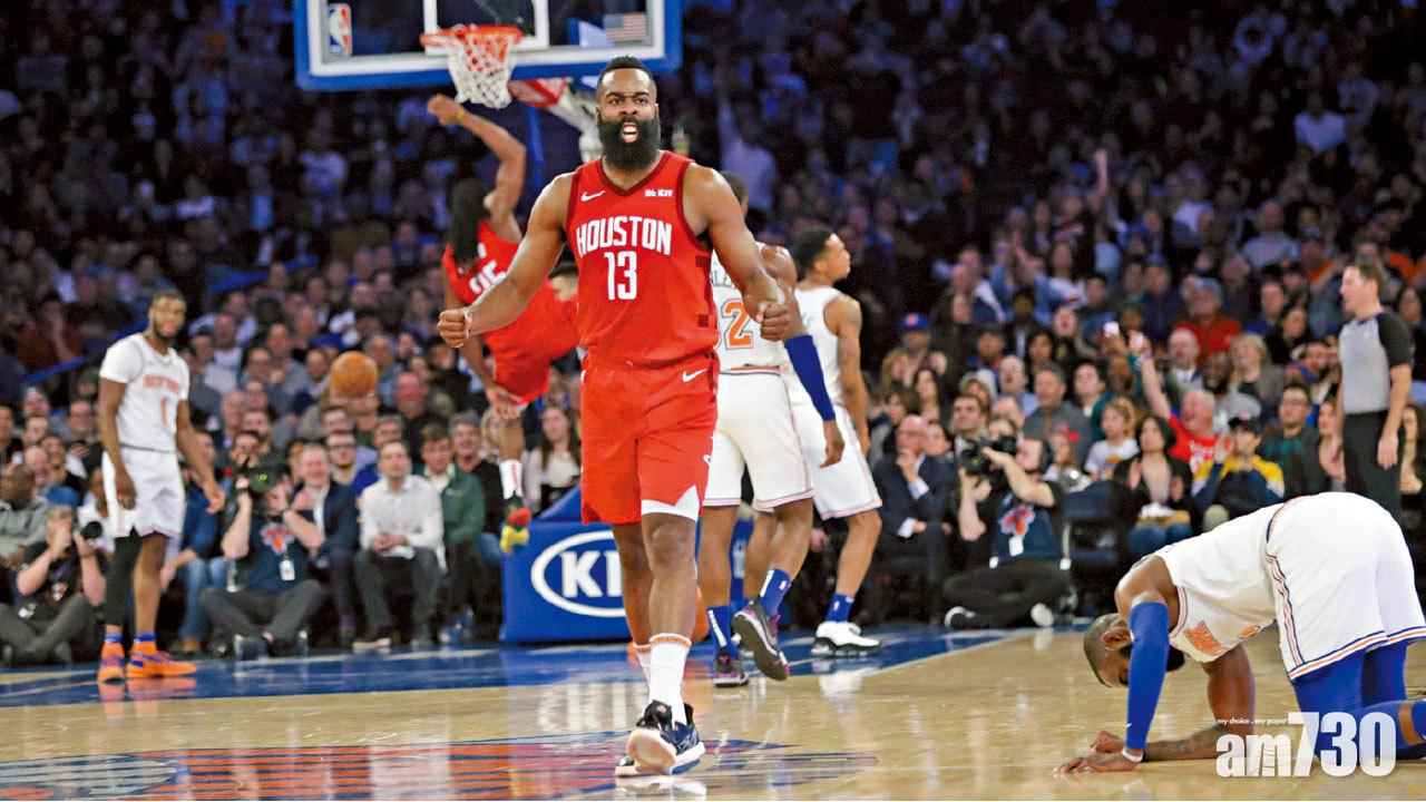 火箭力克紐約人 夏頓MSG轟61分