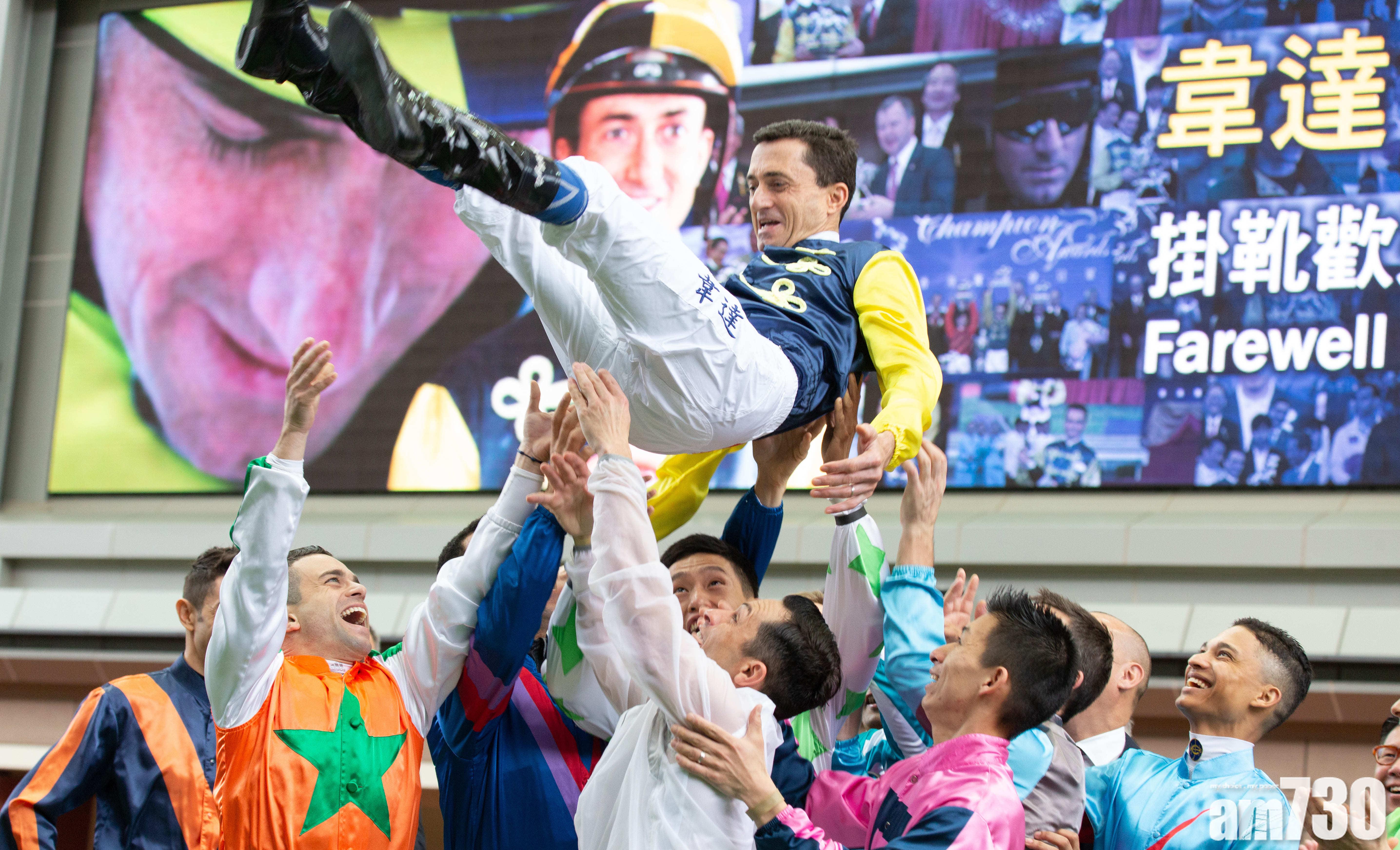 13季香港冠軍騎師韋達掛靴從練