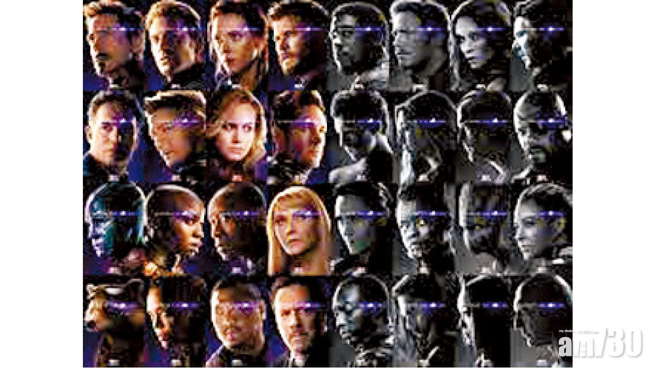 《復仇者4》32款角色海報曝光