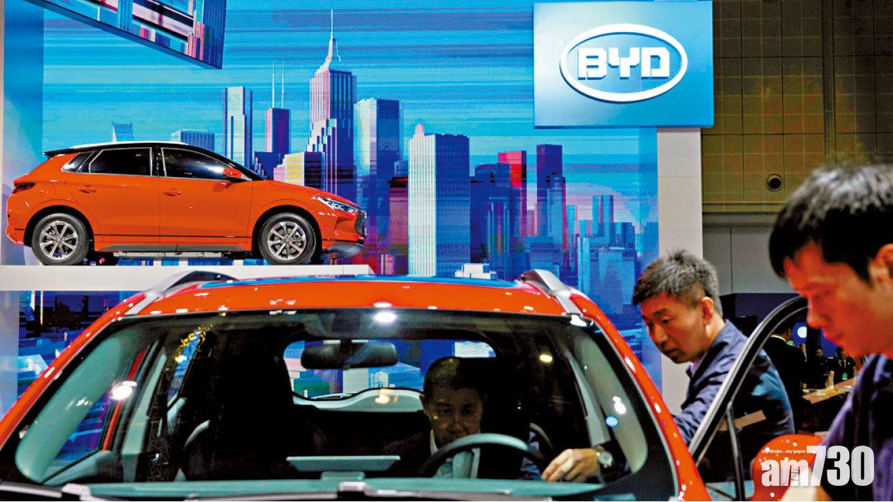 國策擬放寬限購 車股起動 比亞迪飆14%