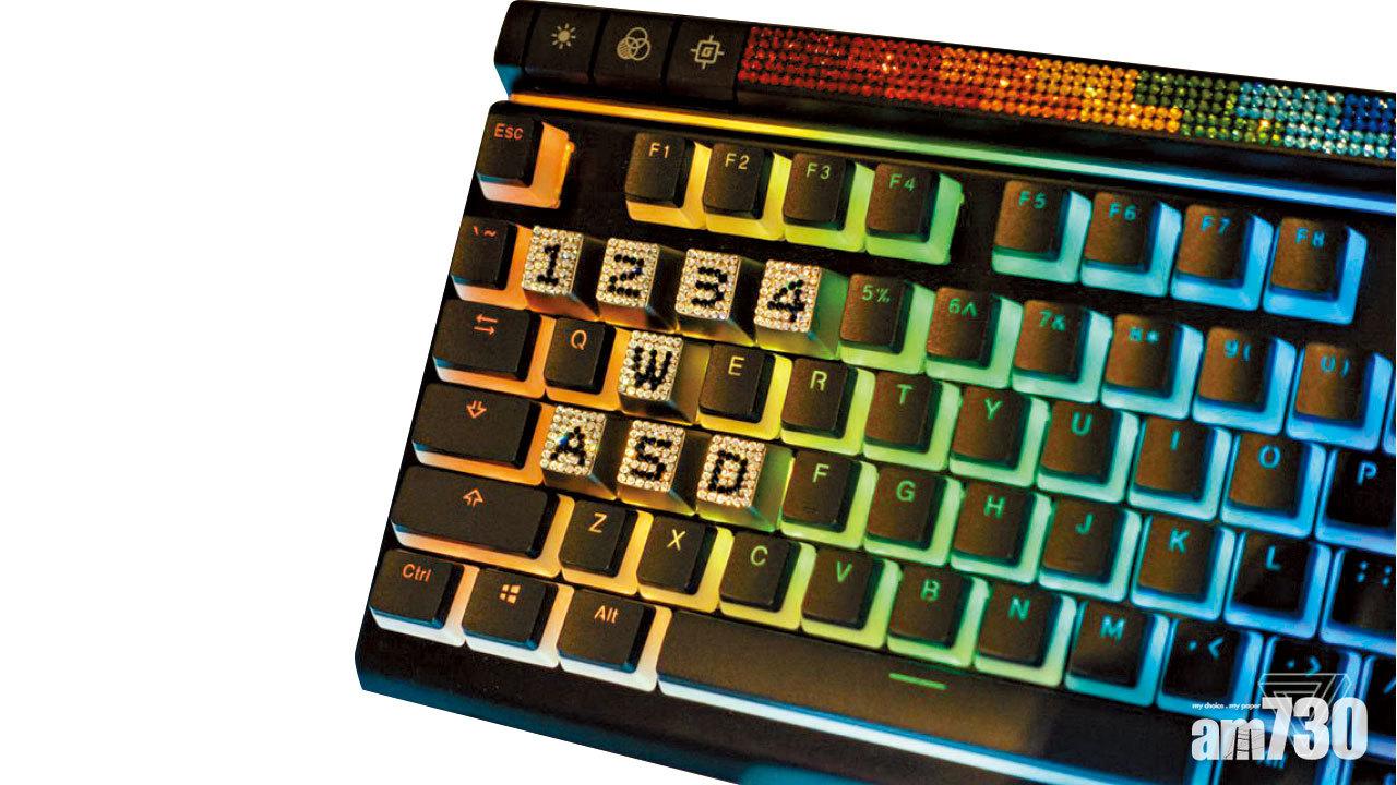 HyperX 聯乘 Swarovski水晶鍵盤