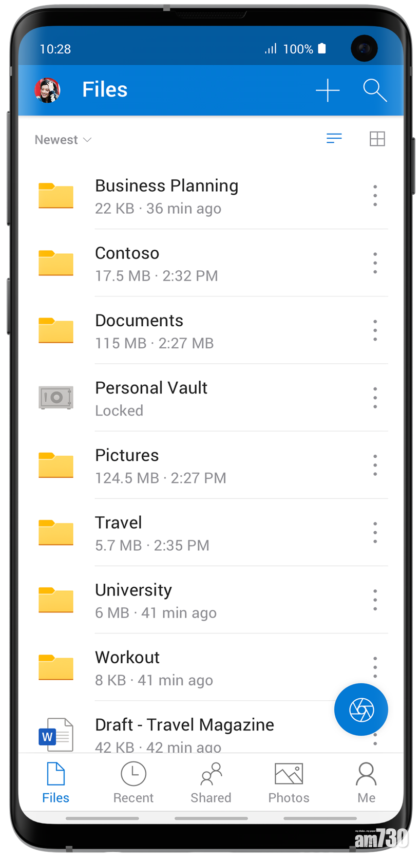 OneDrive推出個人保險庫資料夾