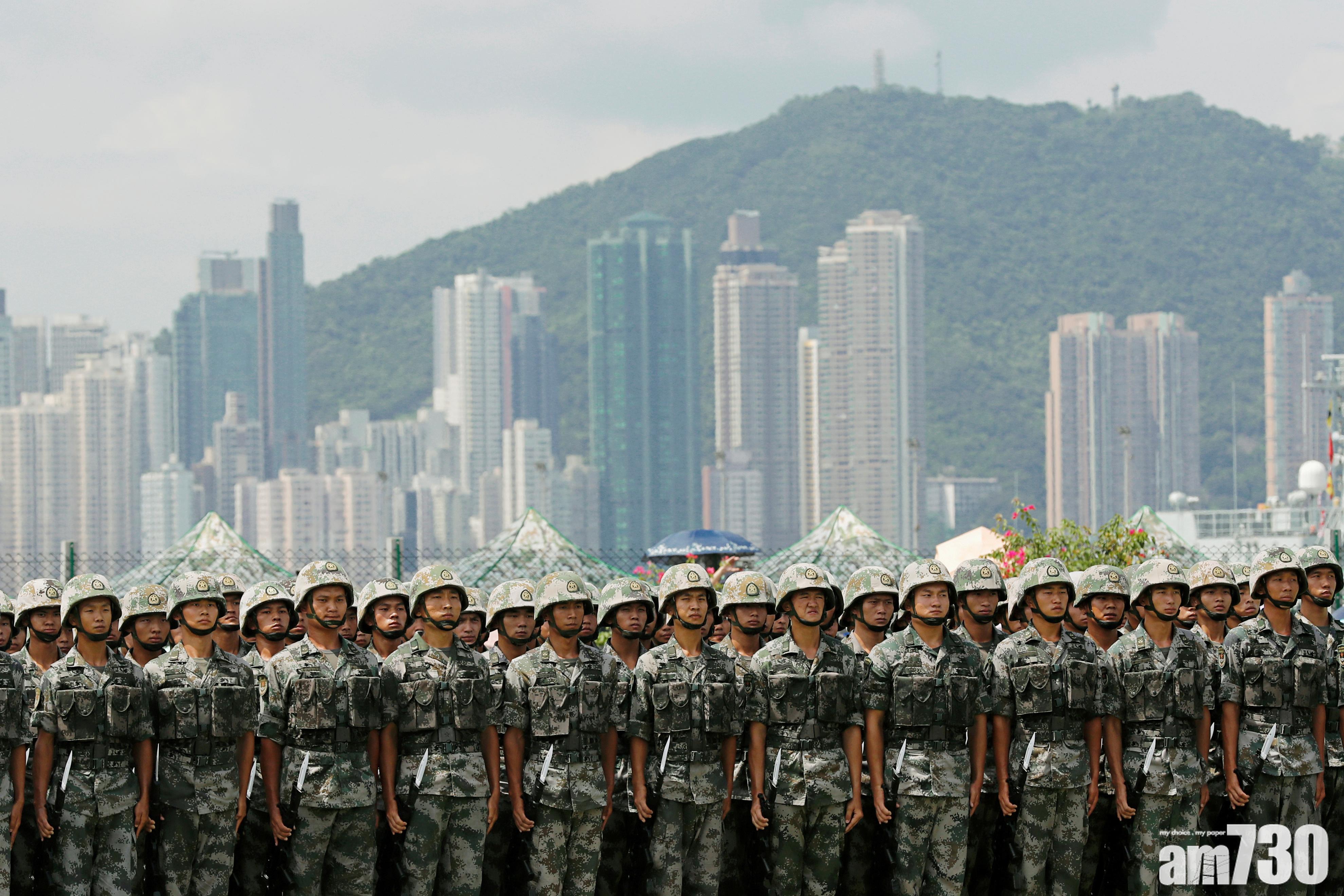 【逃犯條例】6.13晤美國防官員  解放軍駐港部隊稱不介入香港事務