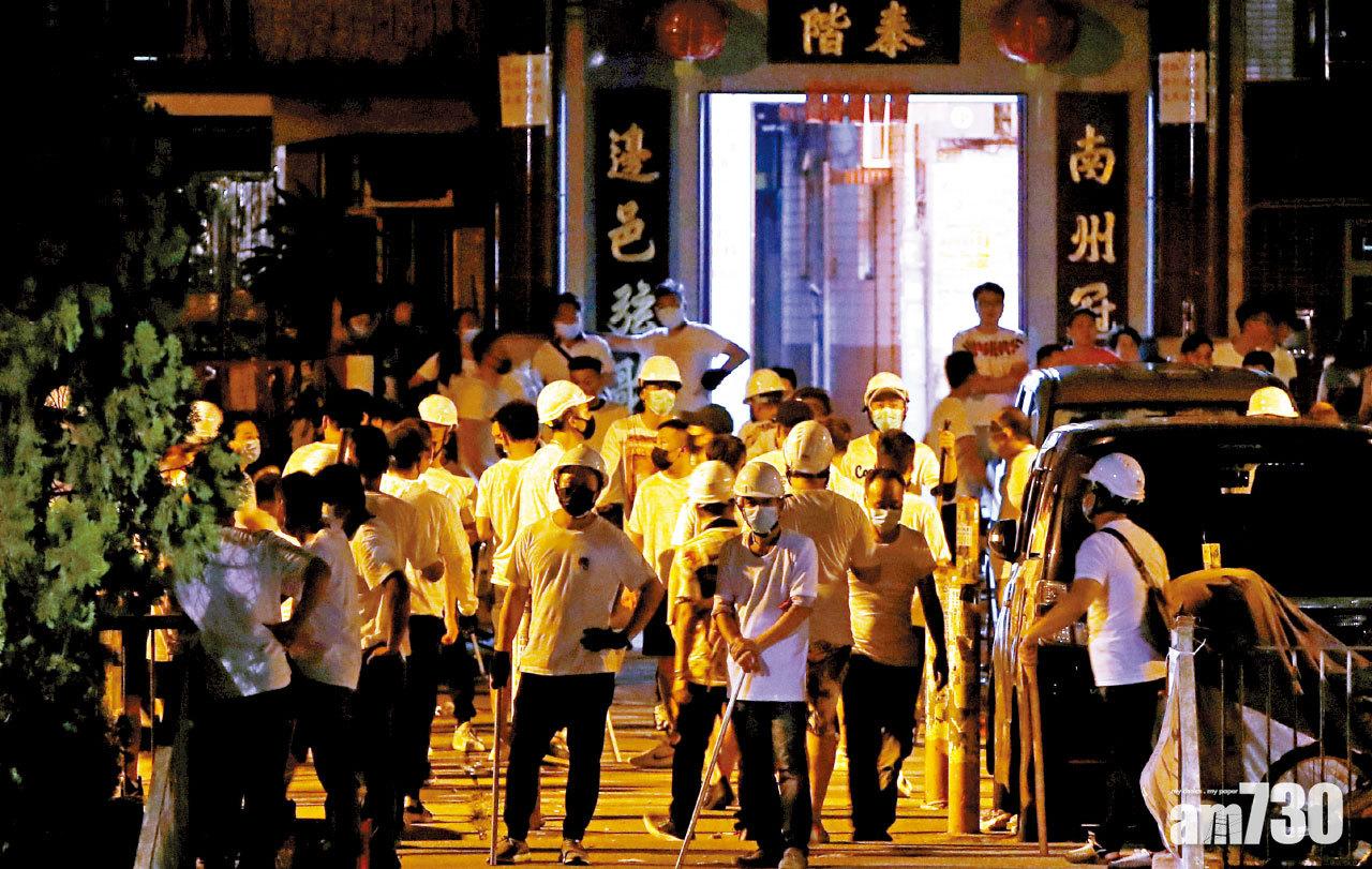 元朗黑夜 白衫見人就打  警指揮：不見人持武器