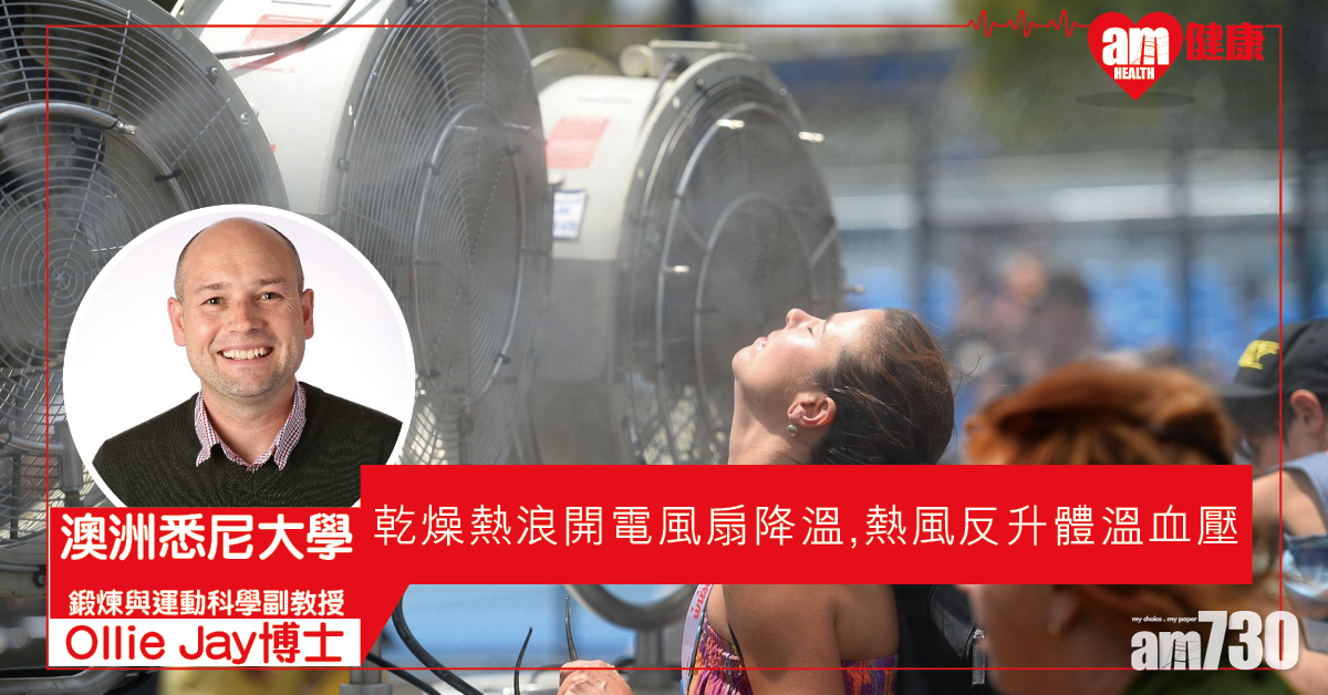 【熱浪侵襲】用電風扇消暑安全嗎？澳研：要看氣候