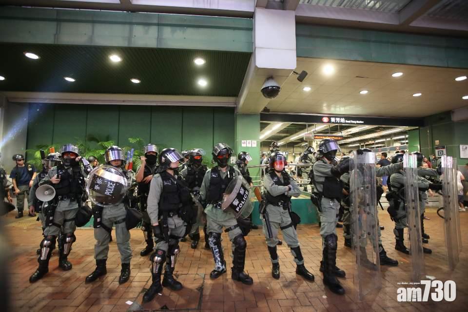 葵芳站設施被破壞 港鐵宣布暫時關閉