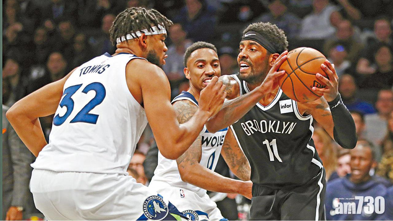 艾榮地標戰轟50分都要輸 籃網經加時1分負木狼