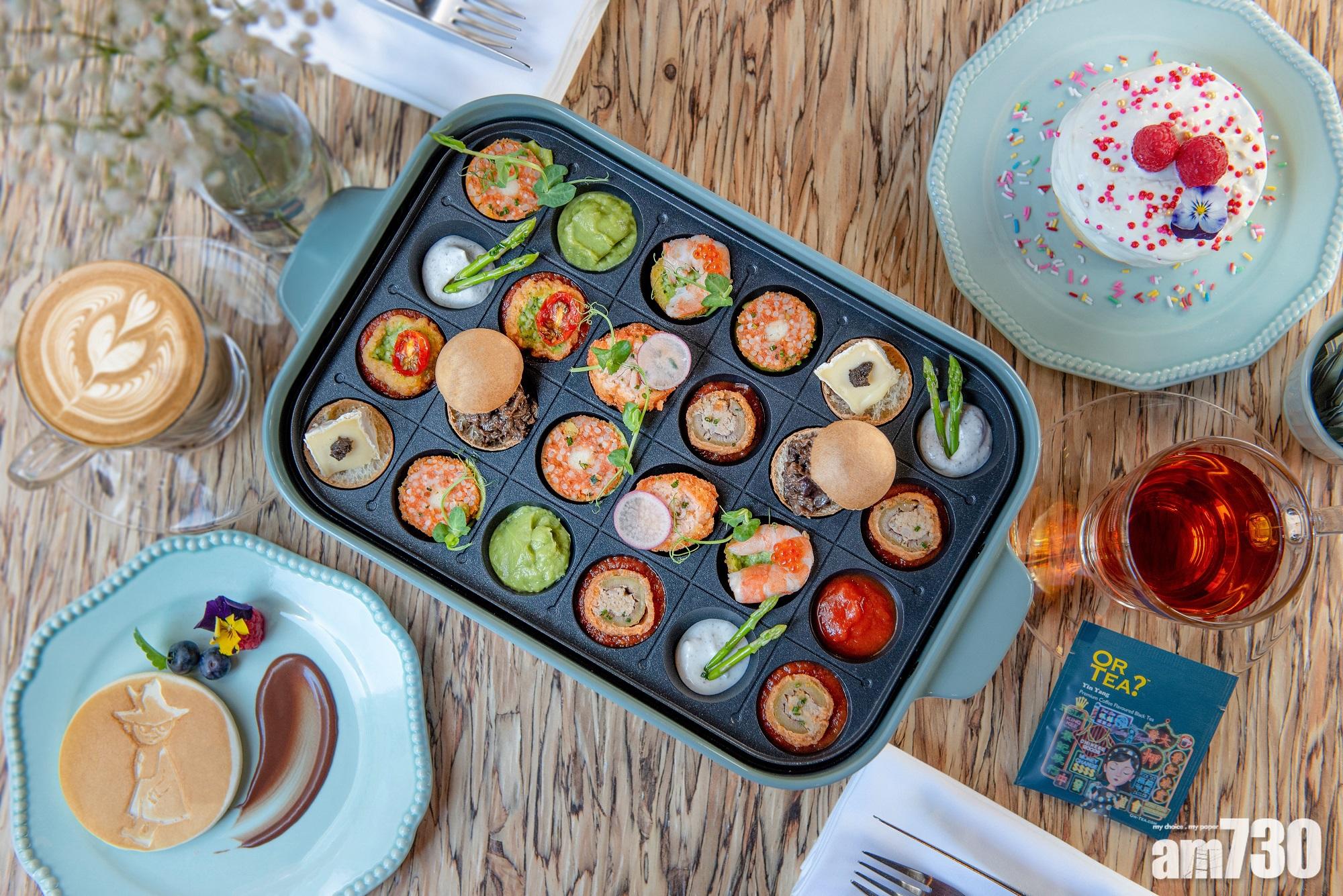 親手整姆明PANCAKE 　湖水藍BRUNO X FINDS北歐秋日下午茶