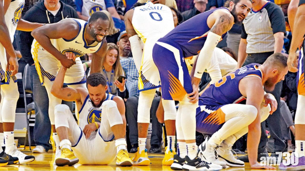 勇士大鑊 主場不敵太陽兼居里斷手