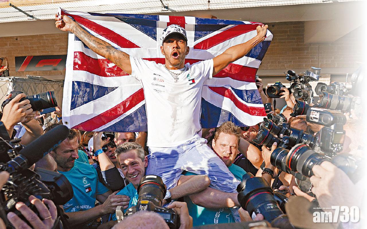 僅次於車神舒密加 咸美頓6奪F1總冠軍