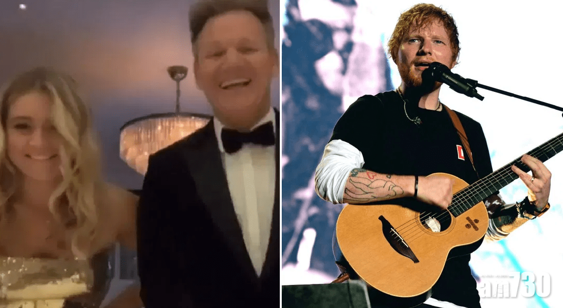 【百萬一首歌】地獄廚神賀女兒生日 巨額請Ed Sheeran表演