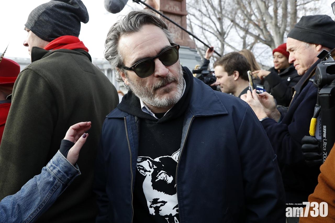 金球影帝「小丑」華堅馮力士參與氣候危機示威被捕