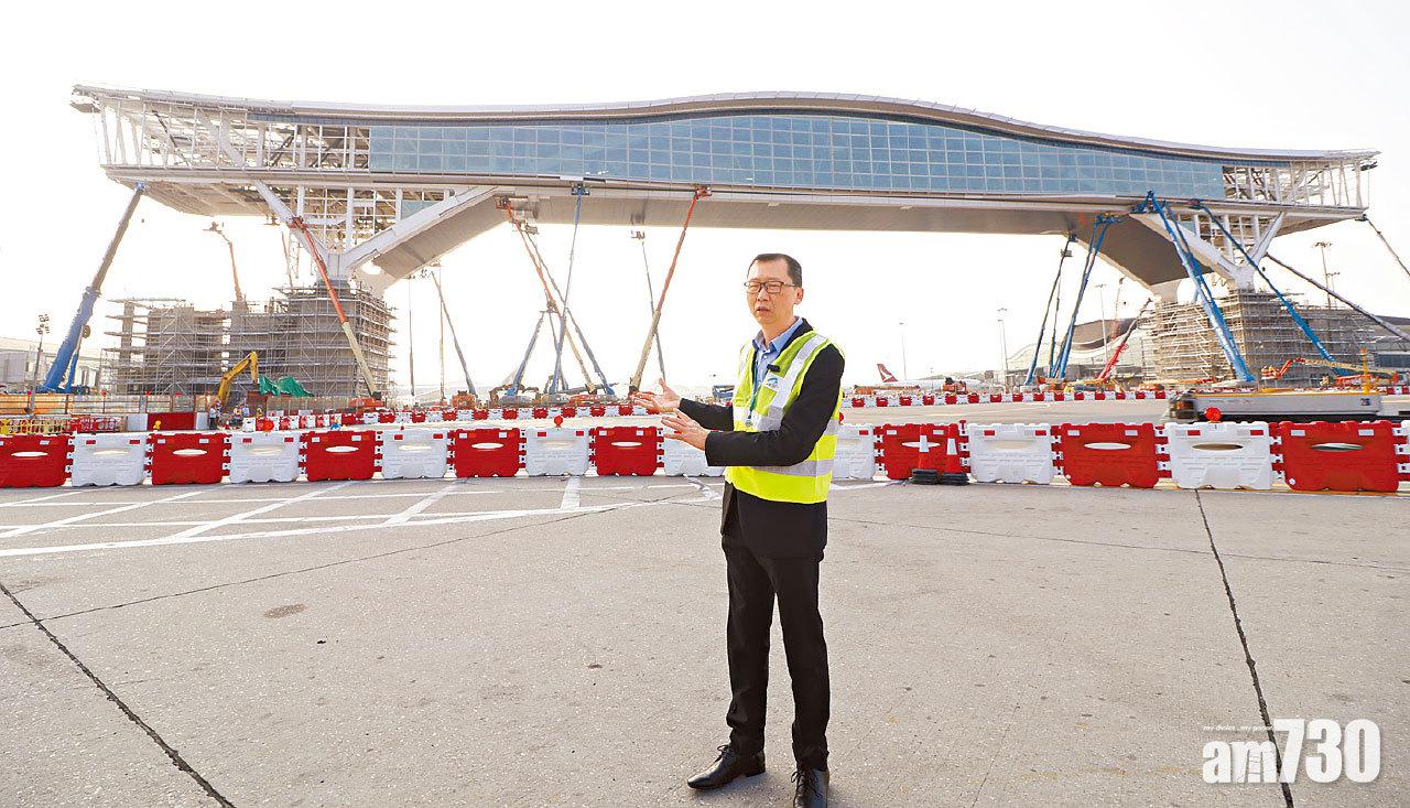 完成主體組裝 機場天際走廊暑假啟用