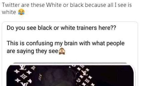 【又有顏色爭議】到底係黑定白？ LV運動鞋引激烈爭論