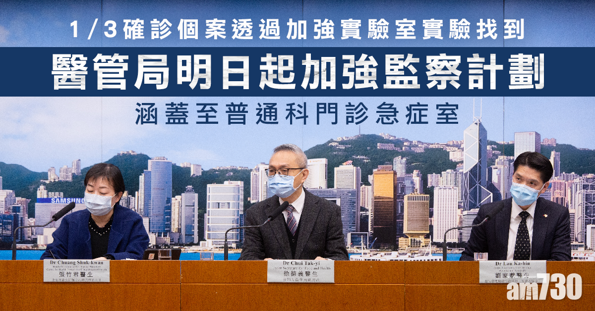 【武漢肺炎】醫管局將加強監察計劃　明起涵蓋普通科門診急症室