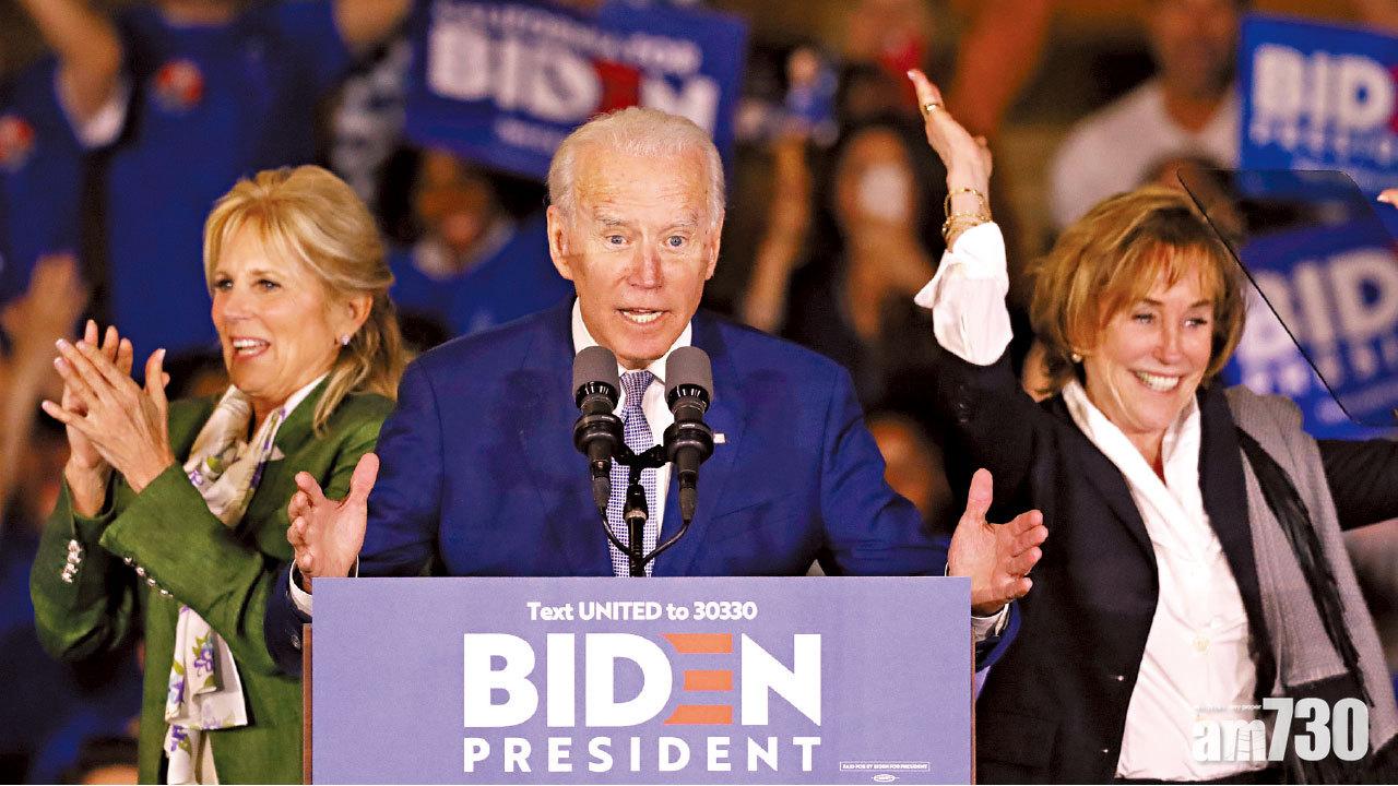 超級星期二開票 兩雄對決 拜登橫掃十州 桑德斯加州領先 