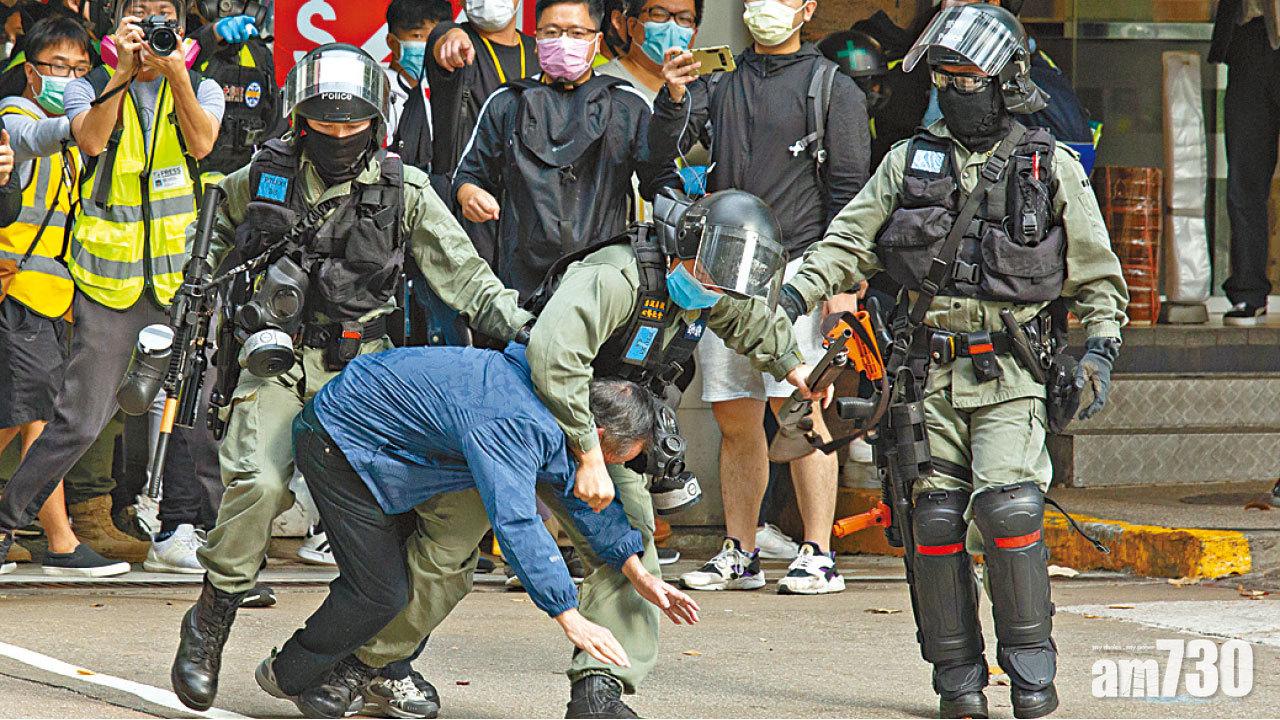 大埔居民遊行 警噴椒帶走數人