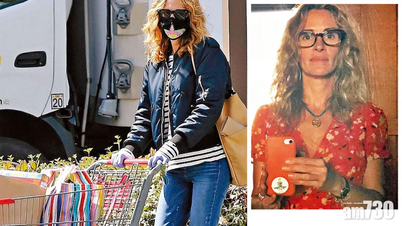 茱姐戴罩穿手套購物