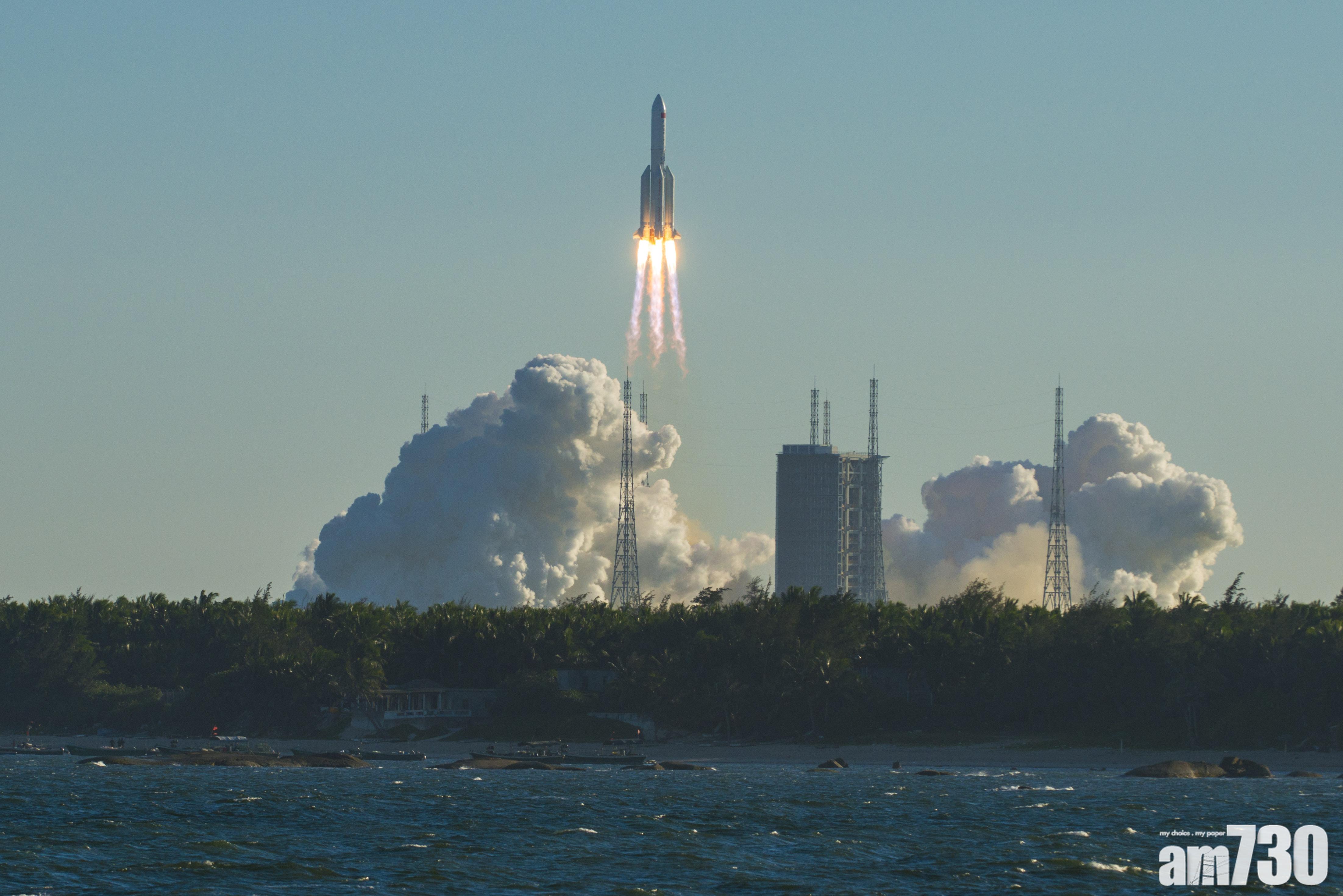 【航天工程】貨物返回艙試驗艙返回途中出現異常