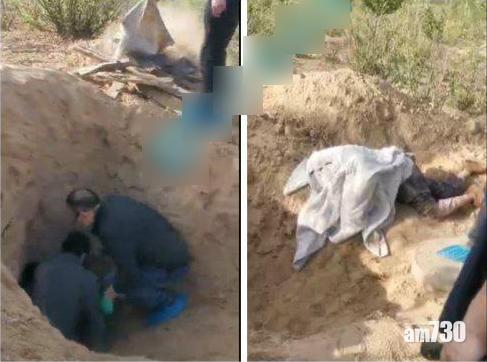 【泯滅人性】疑嫌照顧麻煩 陝西男活埋79歲母