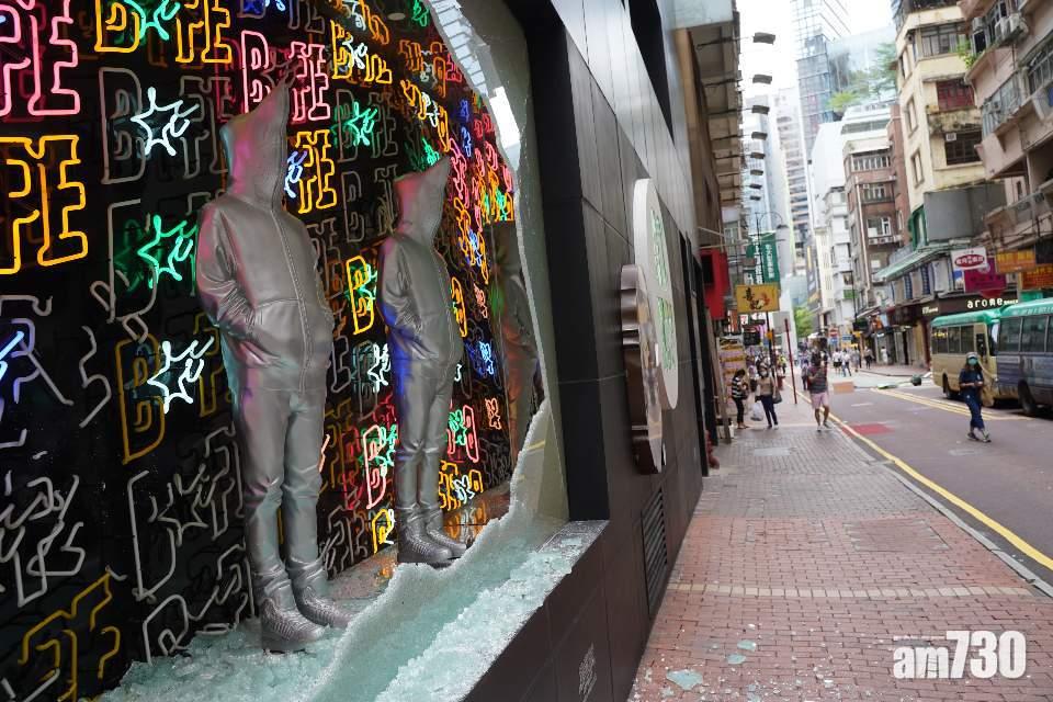 【反國安法】毀銅鑼灣服裝店　警於崇光百貨拘80人